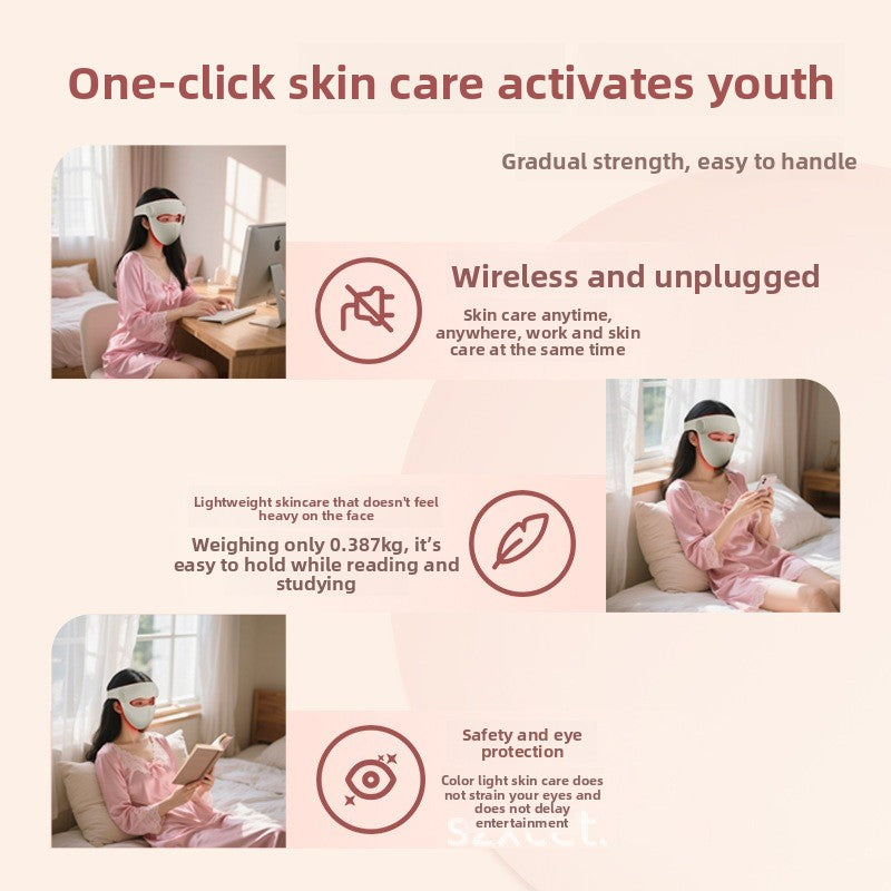 Red & Blue LED Beauty Facial Mask